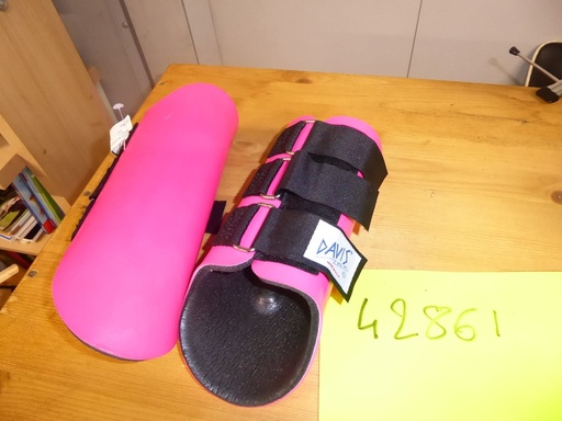 guetres davis fermées velcro fuschia L