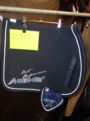 tapis+bonnet eurostar exellent marine blanc/turquoise