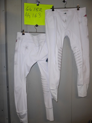 pantalon animo nukino blanc etoiles strass femme 44fr ?