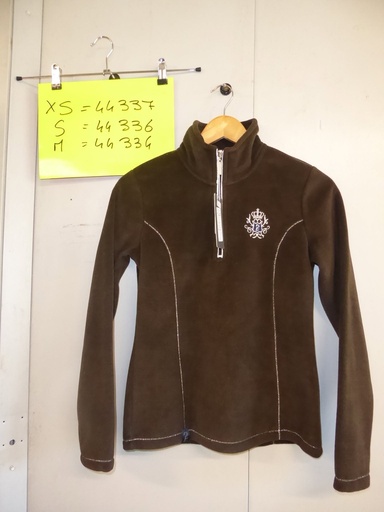 sweat polaire esperado ascona marron femme M