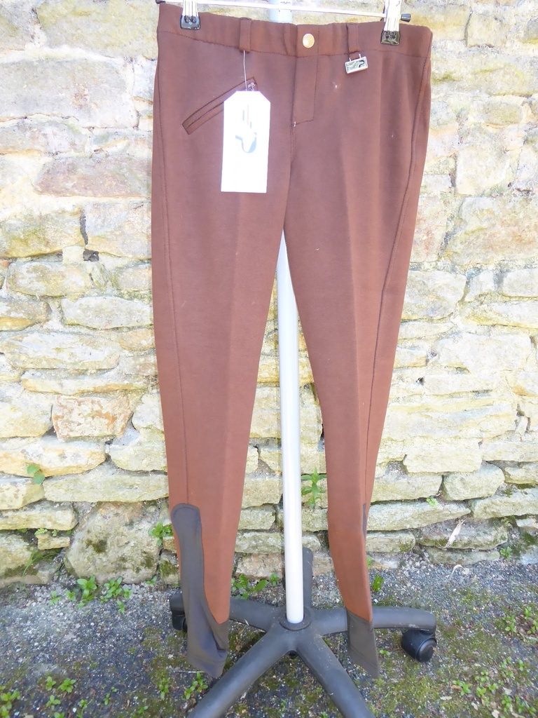pantalon performance pull-on marron 16 ans