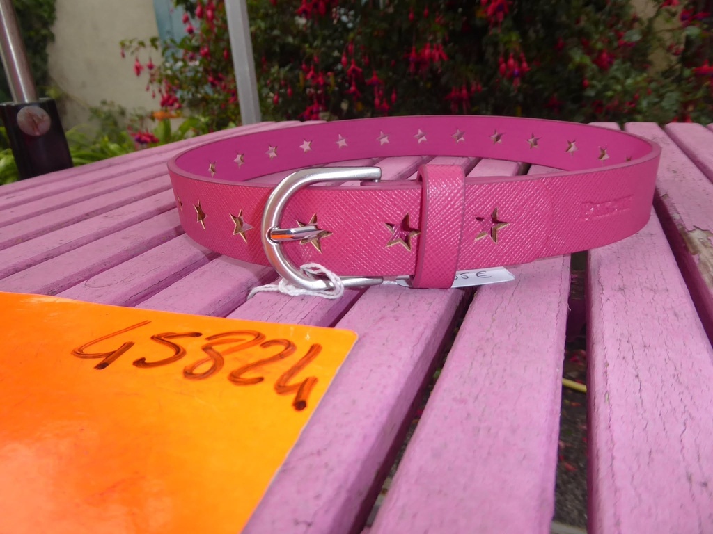 ceinture rose etoiles 70cm