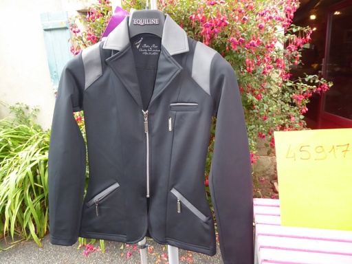 veste concours QHP eve (zippé) noir fille 10ans