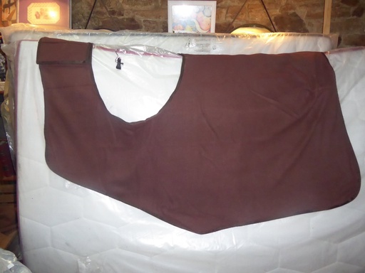 couvre rein polaire CDG marron poney
