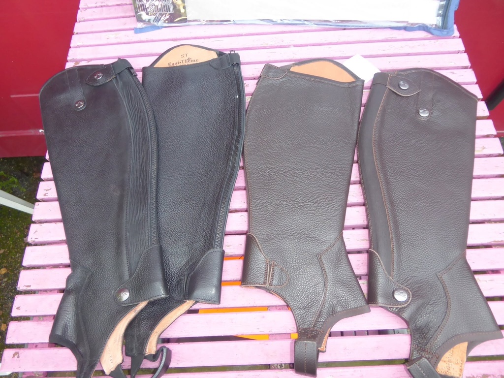 Mini-chaps equitheme primera grainé haut
