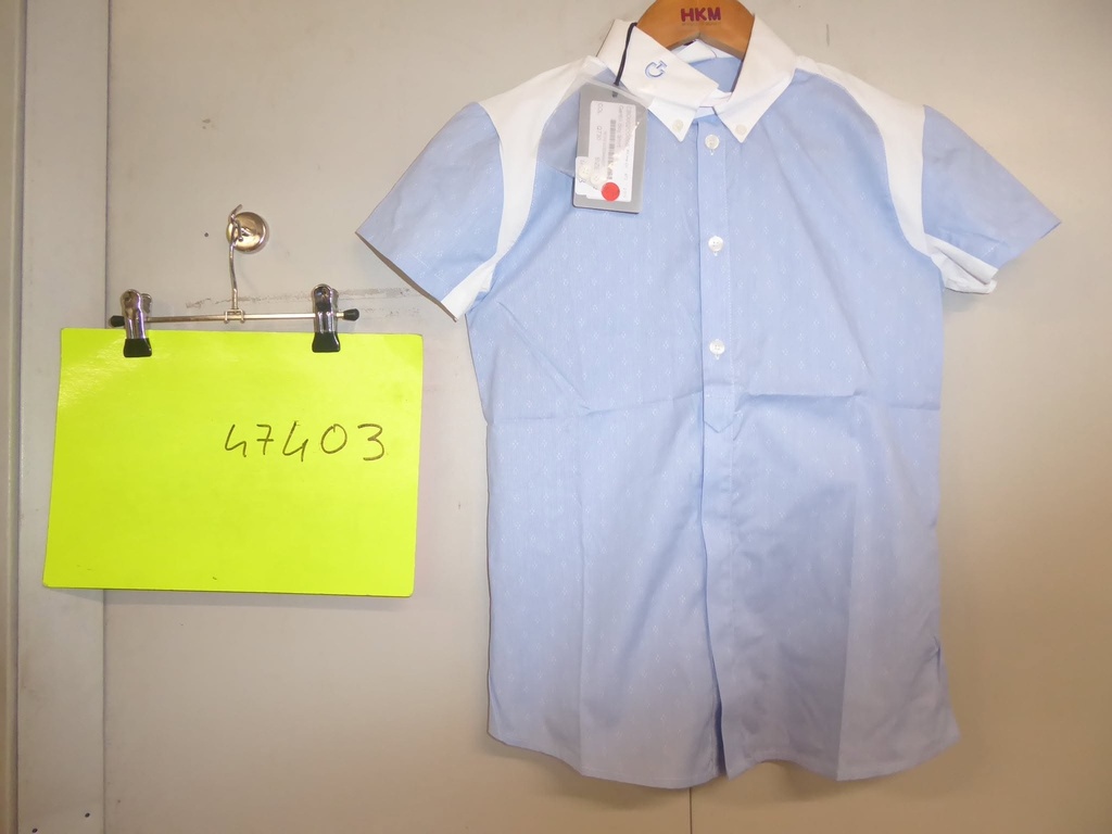 chemise concours cavalleria toscana gentili garçon bleu/blanc 12ans