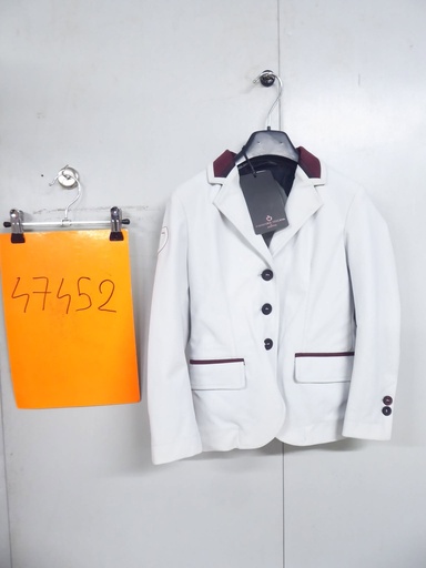 Veste concours cavalleria toscana girl beige/bordeaux fille 6ans