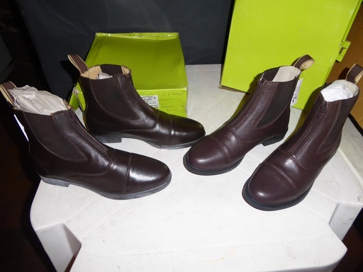 boots cuir CDG zip avant