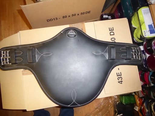 sangle bavette courte T de T noir 70