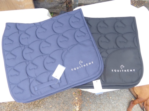tapis equitheme logo marine dressage cheval