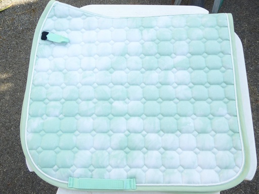 Tapis Tie dye QHP menthe dressage cheval