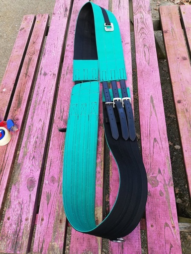 sangle de monte à cru grand cheval (perimetre 215cm/250)