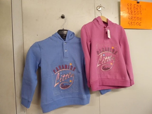 SWEAT HKM LITTLE SISTER PARADISO bleu 4/6 ans
