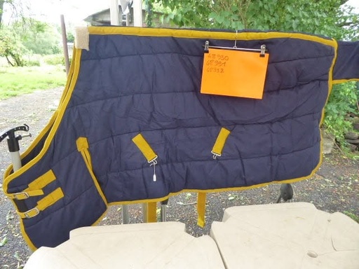 couverture boxe 200 gr ? Marine /jaune 90
