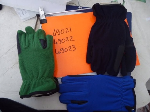 gants polaire marine L