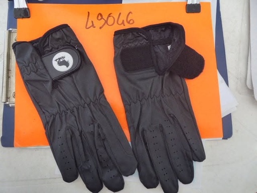 gants simili cuir noir L