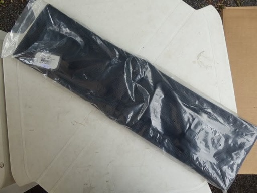 padd de sellette zilco nid abeille 70cmx20cm noir