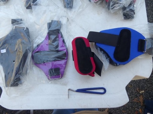 guetres mini-shet neoprene rouge