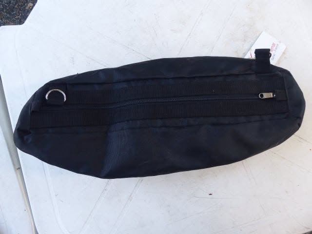 sacoches boudin nylon noir