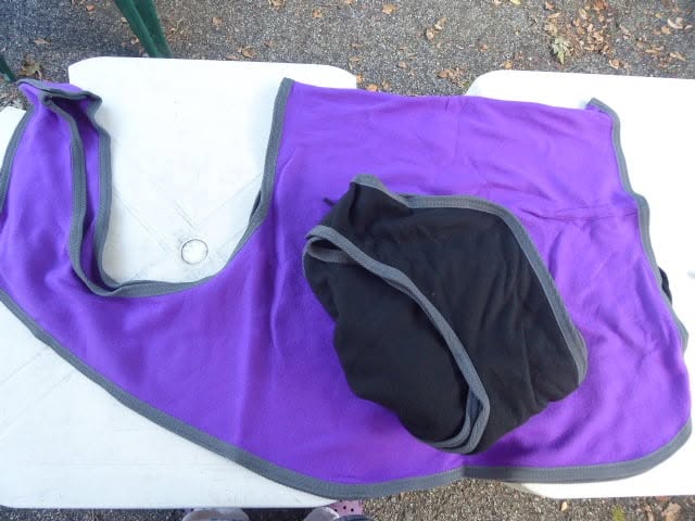couvre rein polaire violet 115
