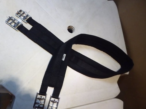 Sangle coton classique TDET noir 130cm
