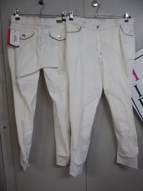 Pantalon EQUITHEME verona femme blanc 40