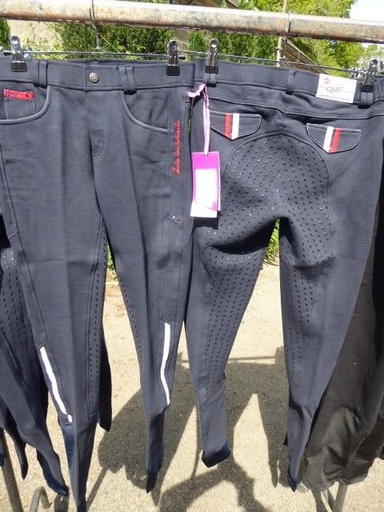 Pantalon QHP Junior Coco full grip marine 164