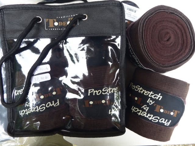 bandes mixte polaire/elastique pro stretch T de T marron 3m