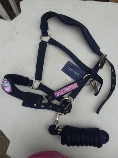 Licol + longe lamicell licorne marine cheval