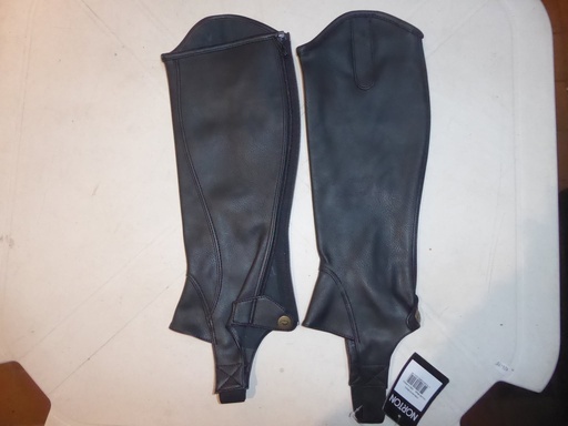 Mini-chaps norton synthetique stretch grainée noir XXL
