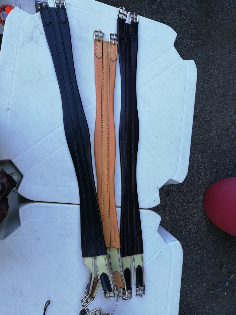 sangle cuir elastique coté
