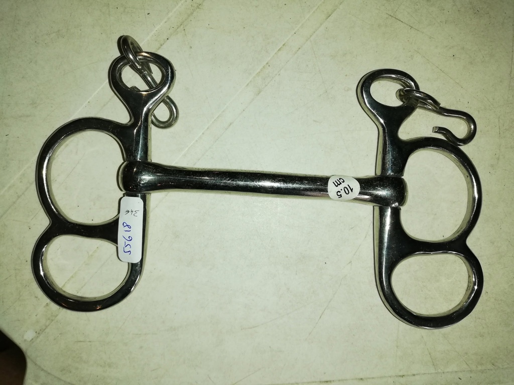 mors coup de poing inox sans gourmette105 mm