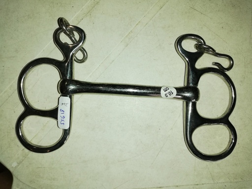 mors coup de poing inox sans gourmette105 mm