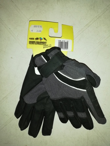 gants HKM hiver noir/gris XS