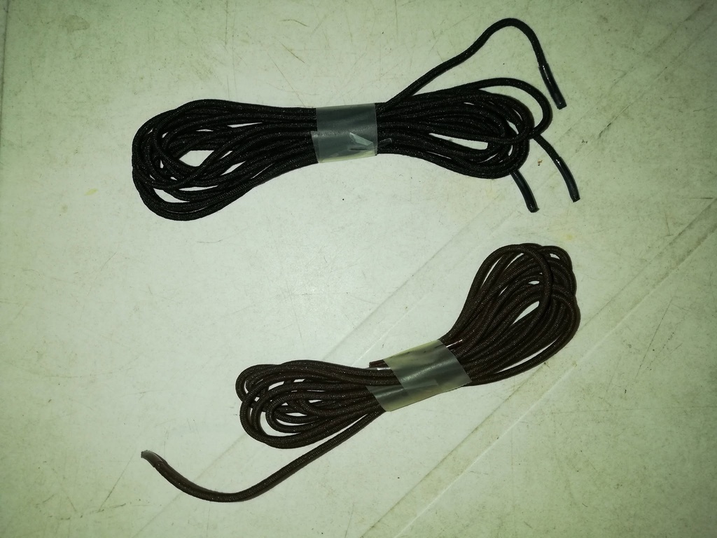 lacets elastiques 1,20m marron