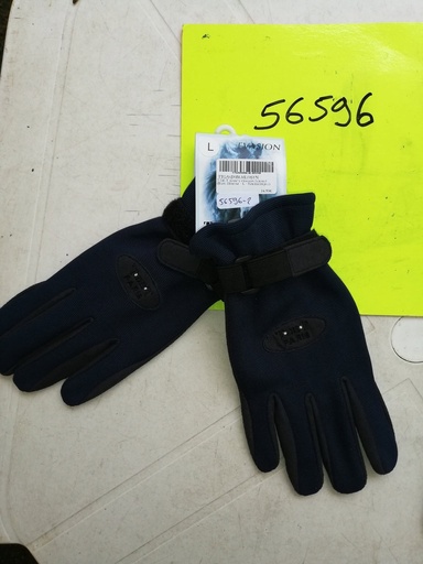 Gants evasion double T.DE.T (Bleu Marine - L - Synthétique)