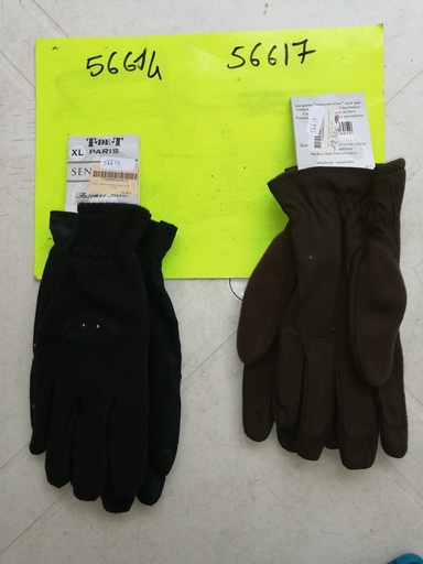 Gants sensation Automne T.DE.T (Noir - XXL - Lycra)