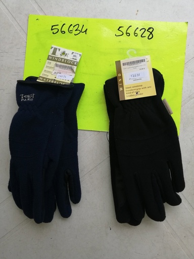 Gants T.DE.T Riding Windblock (Noir - XS-14 - Lycra)