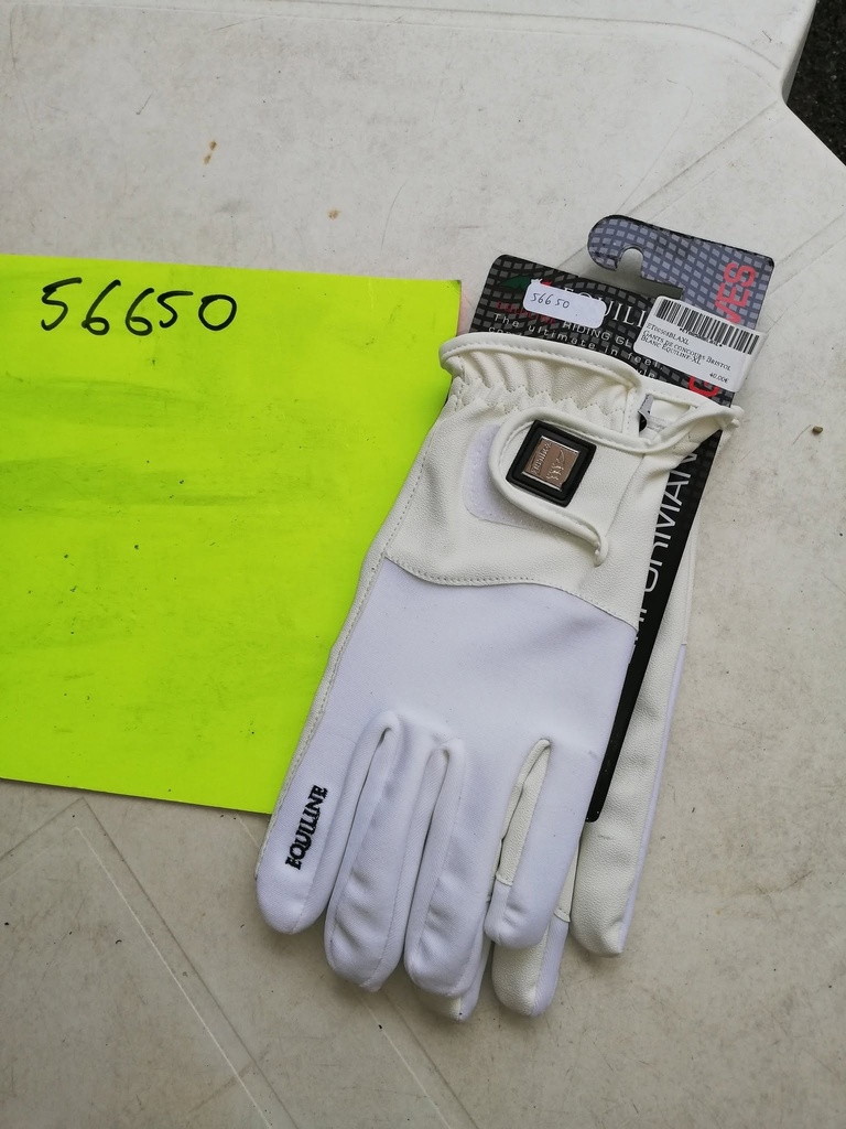 Gants de concours Bristol Blanc Equiline-XL