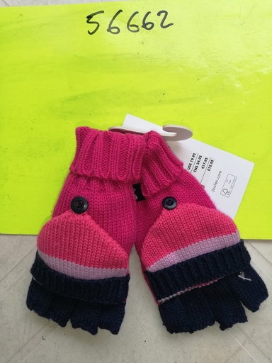 Gants convertibles Fille Bobble Converter Joules-Rose-3-7 ans