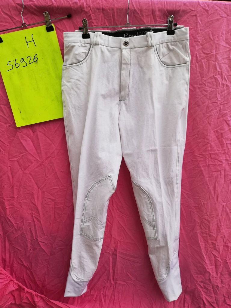 Pantalon Equitation Homme Verona Equi-Thème (Blanc - 44)