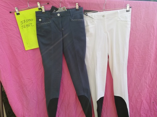 Pantalon Femme Vale blanc Equiline-40 FR (46 IT)