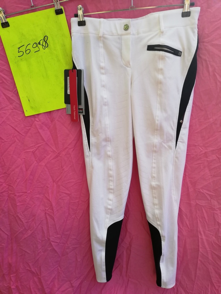 Pantalon Femme Meredith 2016 Equiline (Blanc / noir – 38fr/44it)