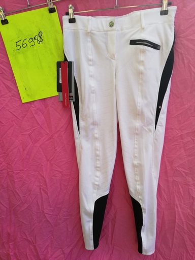 Pantalon Femme Meredith 2016 Equiline (Blanc / noir – 38fr/44it)