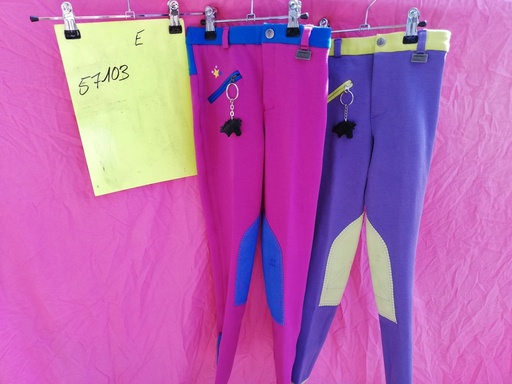 pantalon enfants deux ton Elt (Lilas/Vert – 7-8ans)