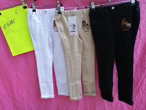 Pantalon "MINIS PULL ON" Enfants (Blanc – 5/6ans)