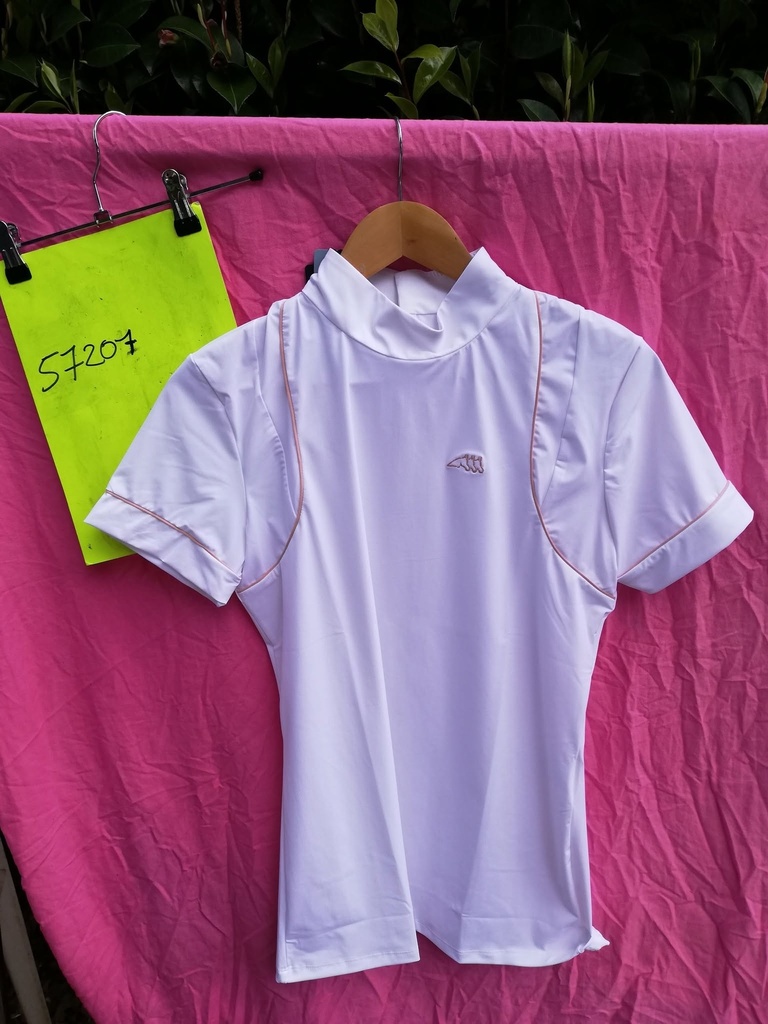 Polo concours Femme Aira Blanc Equiline-Blanc-L