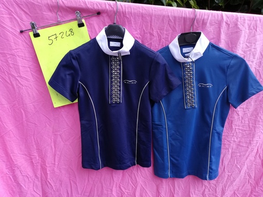 Polo concours Femme Bibi Hiver Animo (Bleu Marine – 30fr/36it)