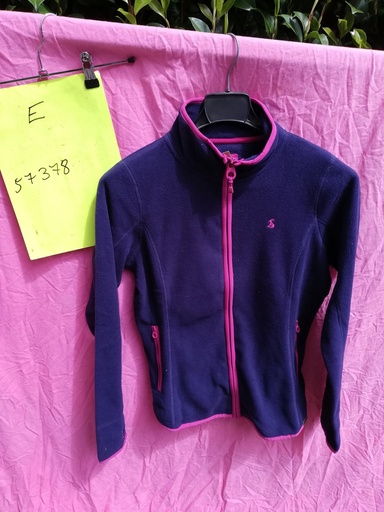 polaire fille fieldway marine/rose joules 10ans
