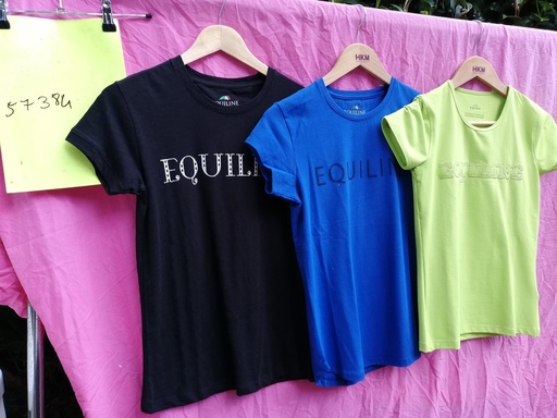 Tee-shirt Femme Zoe Bleu Equiline-Bleu-L